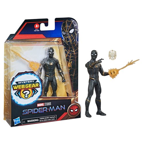 Spider-Man: No Way Home 6-Inch Spider-Man (Black and Gold)