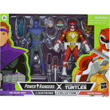 Power Rangers X Teenage Mutant Ninja Turtles Lightning Collection Foot Soldier Tommy and Raphael Red Action Figures