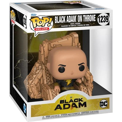 POP Deluxe Black Adam Black Adam on Throne