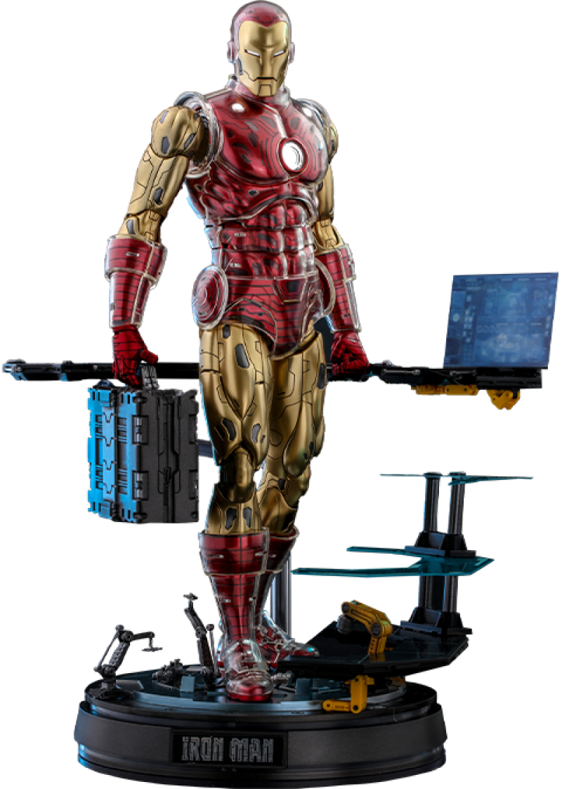 Iron Man (Deluxe) Comics Masterpiece Series Sixth Scale Figure CMS08-D38