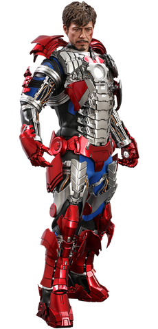 Tony Stark (Mark V Suit Up Version) Sixth Scale Figure MMS599