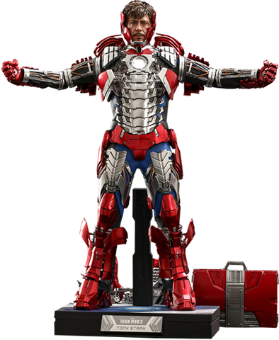 Tony Stark (Mark V Suit Up Version) Deluxe Sixth Scale Figure MMS600