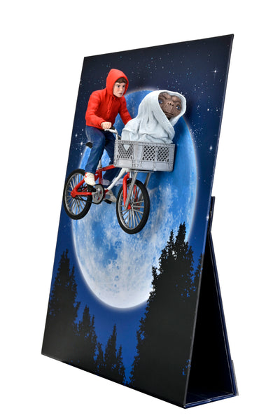 E.T. The Extra-Terrestrial 40th Anniversary 7″ Scale Action Figure Elliott & E.T. on Bicycle