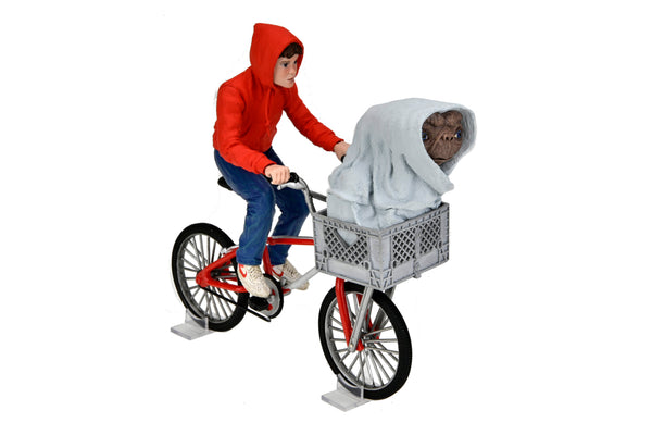 E.T. The Extra-Terrestrial 40th Anniversary 7″ Scale Action Figure Elliott & E.T. on Bicycle