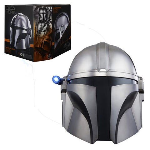 Star Wars The Black Series The Mandalorian Premium Electronic Helmet Prop Replica