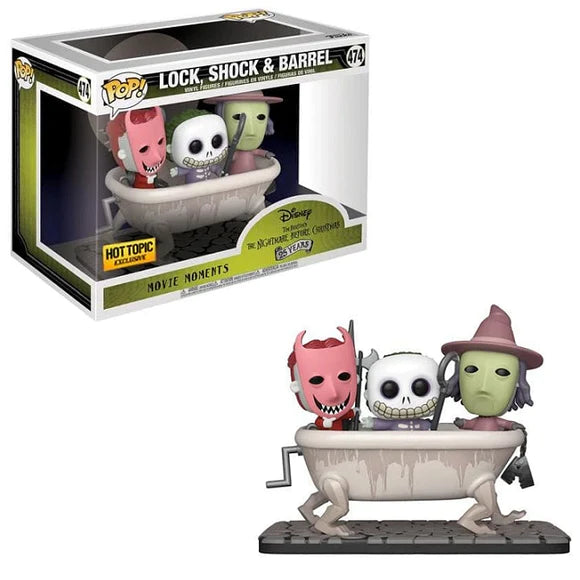 Pop Disney Nightmare Before Christmas Lock, Shock, & Barrel #474 Set  Exclusive