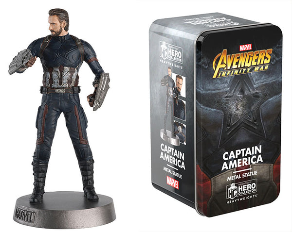 Marvel Movie Heavyweight Captain America Metal Statue