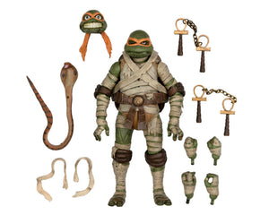 Universal Monsters/Teenage Mutant Ninja Turtles 7” Scale Action Figure Michelangelo as The Mummy