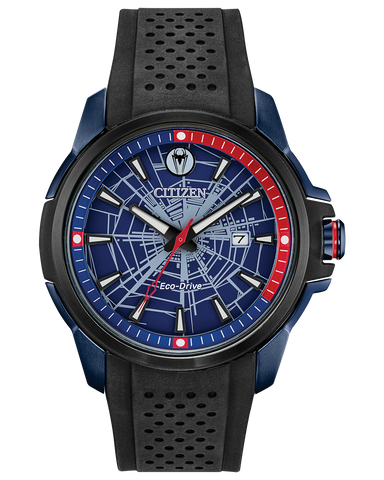 Marvel Spider Man Eco-Drive Blue Dial Men’s Watch