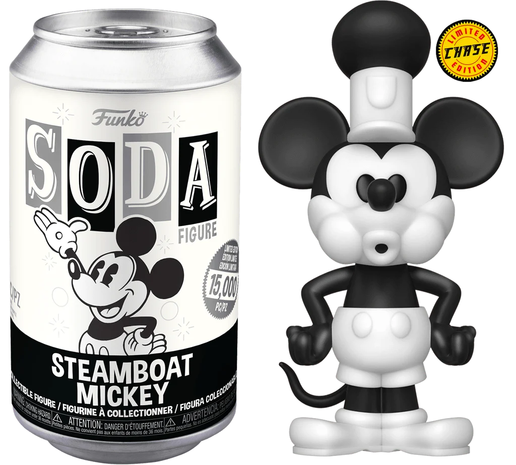 Funko Soda Can Steamboat Mickey *Chase*