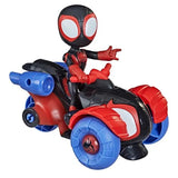 Spider-Man Spidey and His Amazing Friends Miles Morales and Techno-Racer Vehicle