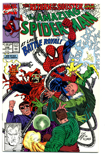 Amazing Spider-Man #334-339 (1990) Return of the Sinister Six set