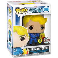 POP! Fantastic Four-Human Torch (GITD Specialty Series) #568