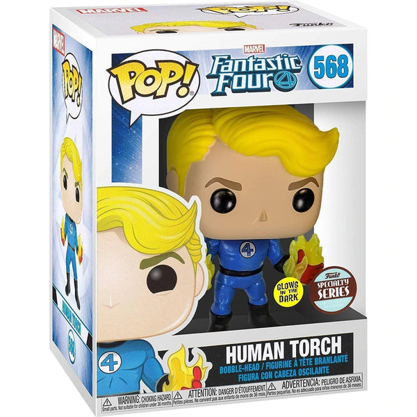 POP! Fantastic Four-Human Torch (GITD Specialty Series) #568