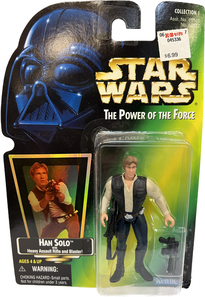 Star Wars Power of the Force Han Solo with Blaster Pistol