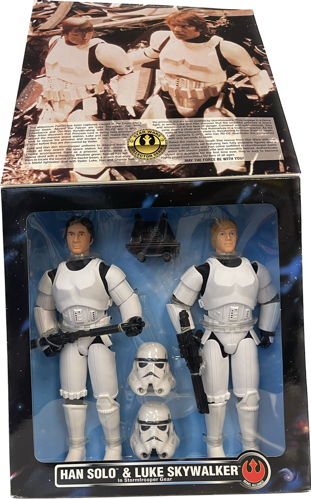 Star Wars Collector Series 12 inch Han Solo & Luke Skywalker In