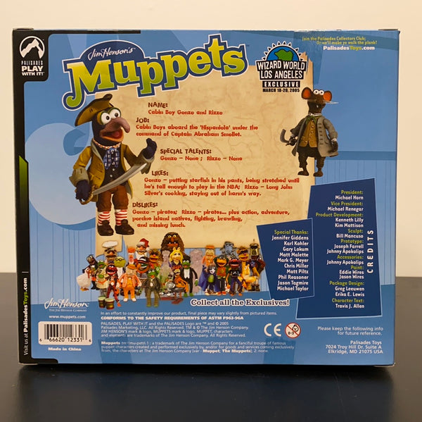 The Muppets Cabin Boy Gonzo & Rizzo exclusive figures