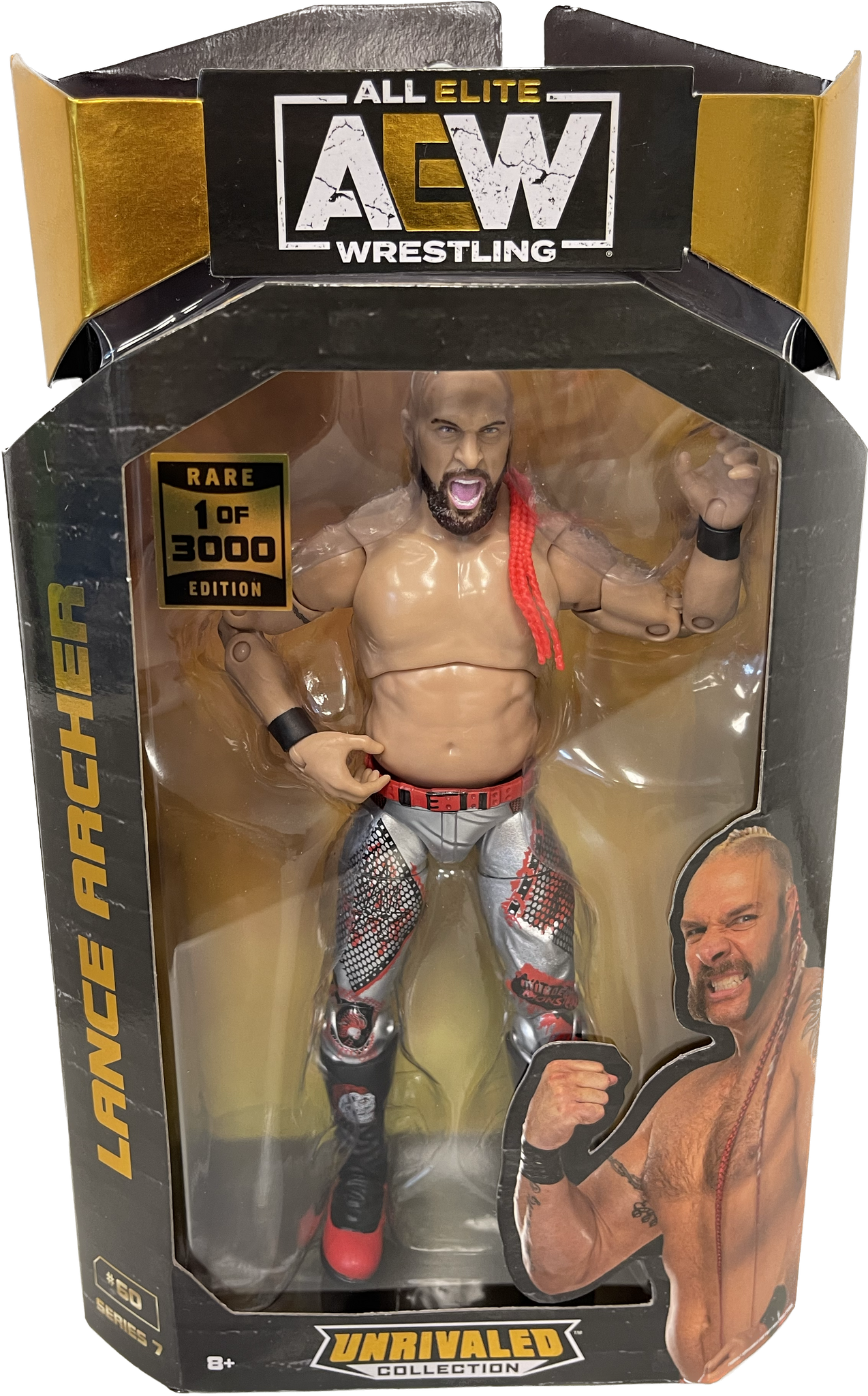 AEW Unrivaled Collection Series 7 #60 Lance Archer Figure 1 Of 3000