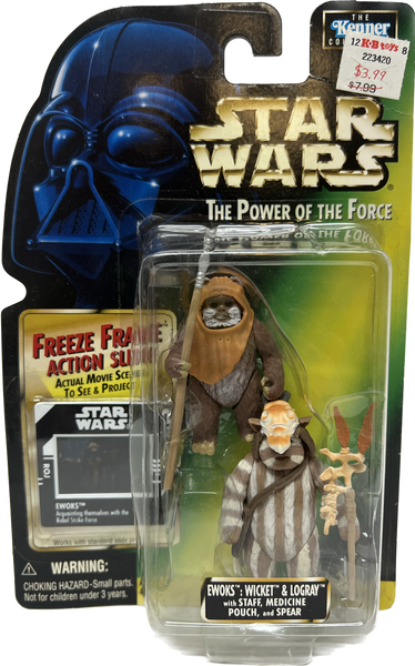 Star Wars Power of the Force Ewoks: Wicket & Logray