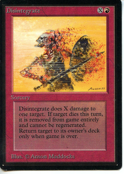 Disintegrate (Limited Edition Beta)