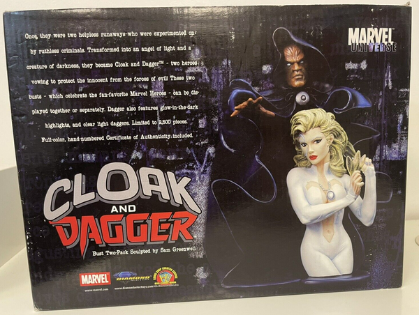 Diamond Select Cloak And Dagger Marvel Mini-Bust Two-Pack