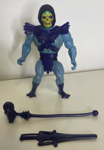 Masters Of The Universe Skeletor With Pink Cheeks And Half Boots Taiwan Manufacturer 1981
